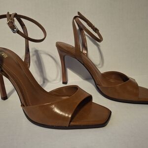 Zara Chocolate Brown Strappy Sandals